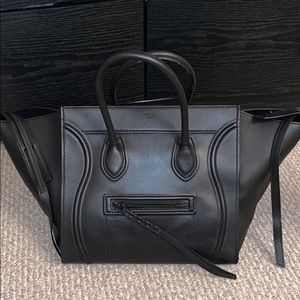 Authentic Celine Phantom Black Luggage Tote